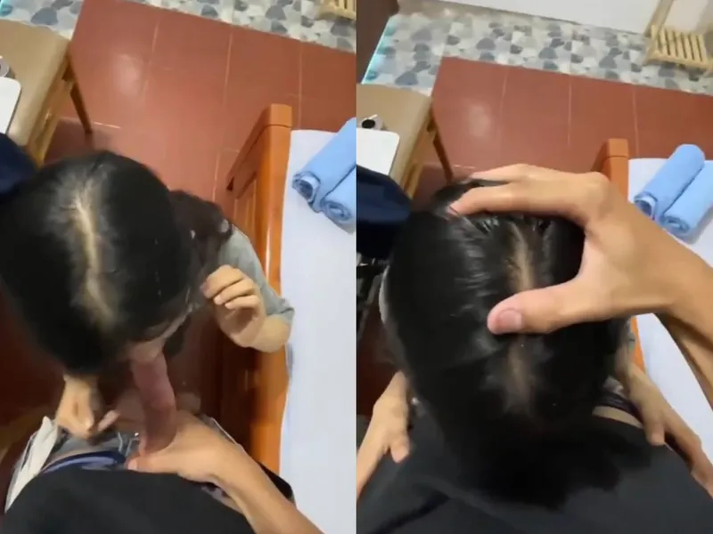 Xin má qua nhà bạn học thêm, học sinh nữ c3 bị người yêu xả tinh trùng vào mồm